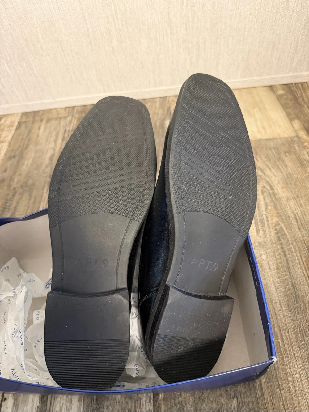 Black Slip-On Dress Shoe for Men Size 13